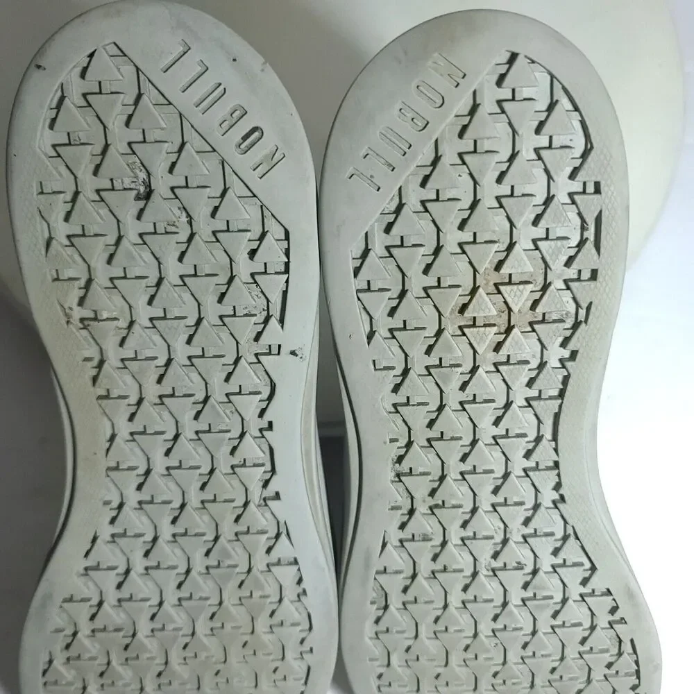NOBULL Camo Canvas Trainers Women's Size 8.5 Gray Black White Sneakers Shoes